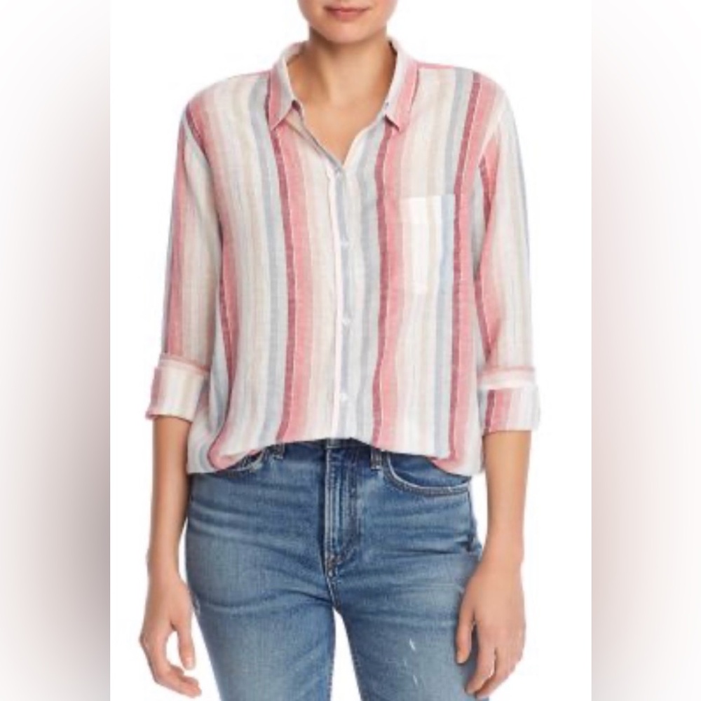 RAILS Charli Stripe Blouse Top